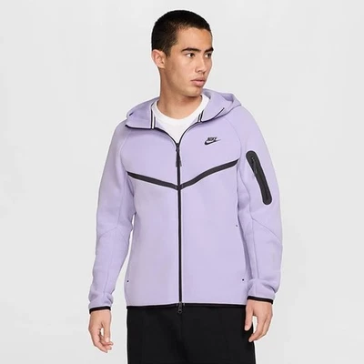 Sudadera con capucha Nike Tech Fleece Windrunner hortensias púrpura HV0949-515 talla XL para hombre Foto 1 de 4
