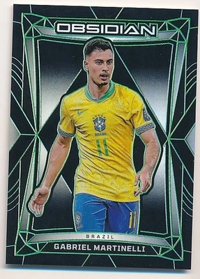 GABRIEL MARTINELLI 2024-25 PANINI OBSIDIAN ELECTRIC ETCH GREEN #58 SP #4/5 MINT - Image 1 of 2