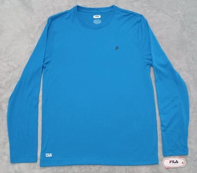 Fila Performance Shirt Mens Size XXL Blue Moisture Wicking Stretch NWT - Image 1 of 4