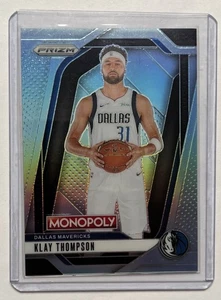 2024-25 Prizm Monopoly Klay Thompson Light Blue Prizm #’d /249 Dallas Mavericks - Bild 1 von 4