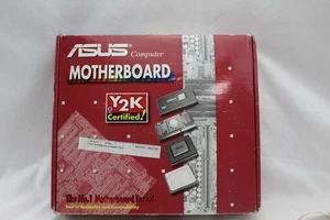 Vintage Unused Asus Super 7 Motherboard w Video P5S-B Y2K Certified - Picture 1 of 9