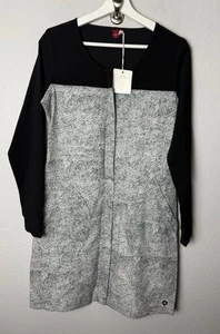 Skunkfunk Shift Dress Size 3 (US SMALL) Black White Pattern - Picture 1 of 8