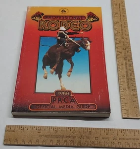 1988 PRCA OFFICIAL MEDIA GUIDE - PROFESSIONAL RODEO - listing #2 - Picture 1 of 12
