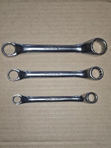 Snap On 3pc SAE Offset Box Wrench. XS1214, XS1618,XS2024 - Picture 1 of 3