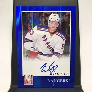 TIM ERIXON AUTOGRAPH 2011-12 ELITE ROOKIE 255 RC PANINI NEW YORK RANGERS - Picture 1 of 3