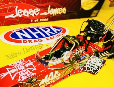 NHRA Scott Kalitta 1:24 Diecast JESSE JAMES West Coast Choppers DRAGSTER Nitro - Image 1 of 4