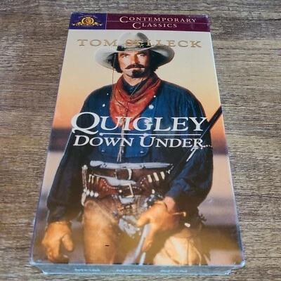 New Sealed Quigley Down Under VHS 1990 Contemporary Classics MGM Tom Selleck - Image 1 of 2