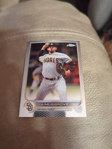 2022 Topps Chrome Joe Musgrove Card #11 San Diego Padres A650 - Picture 1 of 2