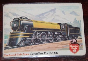Enclosed Cab Loco CANADIAN PACIFIC RR Train Trading Card TCG #16 - Picture 1 of 1