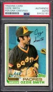 1982 TOPPS #95 Ozzie Smith PADRES SIGNED AUTOGRAPH CARD PSA / DNA AUTHENTIC - Picture 1 of 2