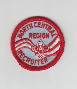 Parche de Boy Scouts BSA: Reclutador de la Región Central Norte - gasa trasera - Imagen 1 de 1