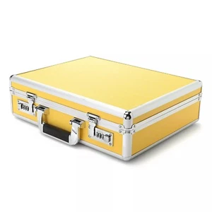 RARE Invicta Collector's 18 Slot YELLOW Locking Display Briefcase - Picture 1 of 2