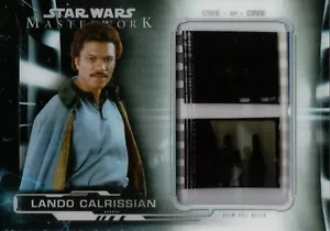 Star Wars Masterwork 2019, Lando Calrissian Film Cell Relic Card FC-LC5 1/1 - Picture 1 of 2