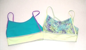 Ivivva by Lululemon Sports Bra Top Lot of 2 Girl 7 - Picture 1 of 4