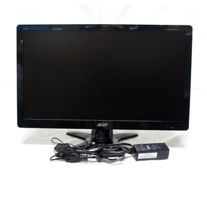 Acer G206HQL 19.5" Widescreen LCD Monitor 1600 X 900 with Ac adapter - Picture 1 of 7