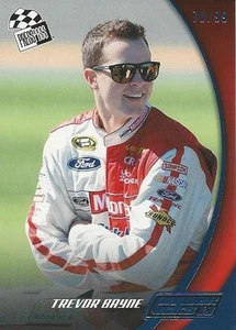2013 Press Pass Trevor Bayne #/99 Ford Fusion Mustang Roush - Picture 1 of 3