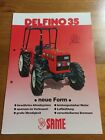 Prospekt SAME Delfino 35 Broschüre Traktor Schlepper H