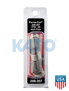 7/16-20 Thread Repair Pack Perma-Coil 208-207 (6 Insert) Helicoil 5528-7 - Picture 1 of 3