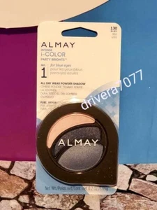 ALMAY INTENSE i-COLOR PARTY BRIGHTS 1 for Blue eyes All Day Powder Shadow 130 - Picture 1 of 2