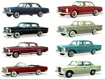 Mercedes Workshop Service Manual w108 w109 w113 w112 w111 110 300 250 230 220 - Image 1 of 2