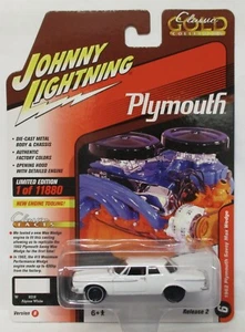 2022 JOHNNY LIGHTNING CLASSIC GOLD 1962 PLYMOUTH SAVOY MAX WEDGE WHITE - Picture 1 of 1