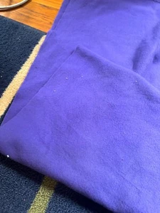 Purple Half Yard Fleece Fabric Remnant - Picture 1 of 3