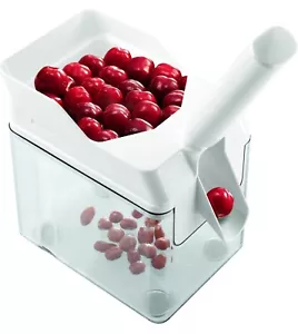Leifheit Cherry Stoner with Catcher Container Rapid Pit Remover - Picture 1 of 9