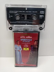 Spirituals in Concert Kathleen Battle, Jessye Norman, James Levine Cassette - Foto 1 di 3