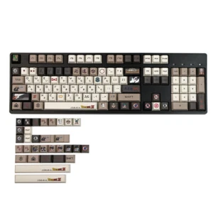 135 Keys Dragon Ball Theme Dye Subs Cherry Profile PBT Keycap Set - Picture 1 of 12