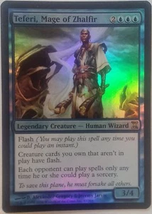Tefeiri, Mage de Zhalfir PREMIUM / FOIL VO - Teferi, Mage of Zalfhir - Magic mtg - Picture 1 of 2