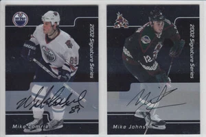 2001-02 ITG BAP SIGNATURE AUTO MIKE JOHNSON Autograph #166 Be A Player Coyotes - Picture 1 of 1