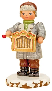Hubrig Winterkinder " Drehorgelspieler", # 110h0020 - Bild 1 von 2