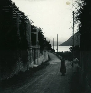 Switzerland Lake Lugano Castagnola Pergola Old Possemiers Stereoview Photo 1900 - Picture 1 of 3
