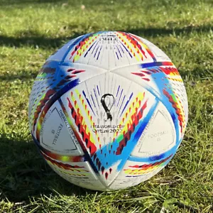 FOOTBALL 2022 QATAR FIFA WORLD CUP TAL RIHLA COMP BALL SIZE 5 New Soccer Ball - Picture 1 of 10