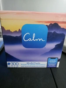 Calm Mindful Puzzle 300 pcs Foggy Mountains 30-day App Subscription Included New - Picture 1 of 2
