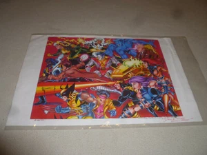 MARVEL COMICS SIGNED AUTOGRAPHED PRINT DAVID K XMEN AUTO 1995 VINTAGE MCCARTY >> - Picture 1 of 4