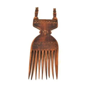 Nyamwezi Mwana Hiti Figural Comb Tanzania - Picture 1 of 8