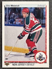 1990-91 Upper Deck Hockey Eric Weinrich RC #245 MINT