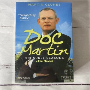 Doc Martin: Six Surly Seasons + The Movies Boxed Set Seasons 1-6 - 16 Discs NEW - Picture 1 of 4