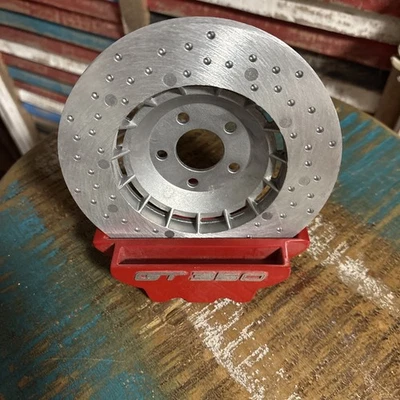 NEW Shelby Mustang GT350 Brake Rotor Caliper  display with  NA Track Tour Card  - Image 1 of 4