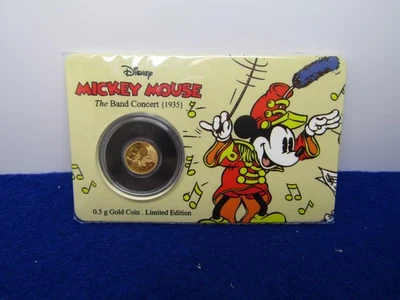 Moneda de oro Mickey Mouse 2016 de 0,5 g edición limitada Foto 1 de 2