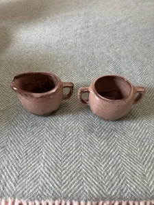 frankoma 5A,5B sugar and creamer set - Picture 1 of 5