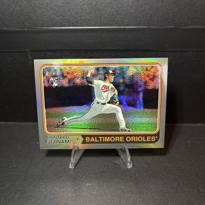 2023 Topps Heritage High# CHROME  /274 Shintaro Fujinami RC #688 - Image 1 of 2