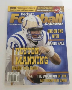 Beckett Football Collector December 2003 Peyton Manning cover FLAWED - Picture 1 of 2