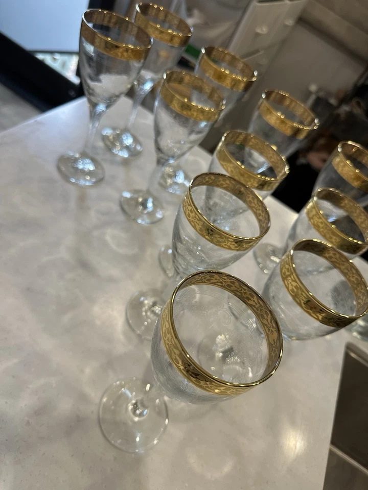 Vintage MCM – Aro Dourado – Total de Peças 11  - Imagem 1 de 4