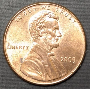 2005 Doubled Die Reverse Lincoln Memorial Cent - Picture 1 of 5