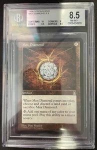 Mox Diamond - Stronghold - English - MTG Magic the Gathering - BGS 8.5 - NM/MT+ - Picture 1 of 2
