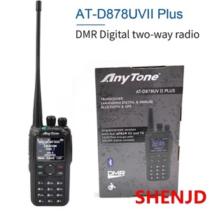 NEU Anytone AT-D878UVII Plus Bluetooth PTT GPS APRS Dual Band DMR Analog Radio @ - Bild 1 von 23