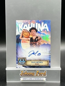 Bowman University 2024-25 cromo Jalil Bethea Big Kahuna automático #BKA-JB Miami - Imagen 1 de 2