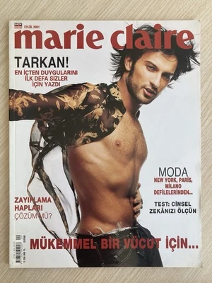 marie Claire Turkey September 2001 Tarkan - Sumru Yavrucuk / Shipping Worldwide - Image 1 of 4